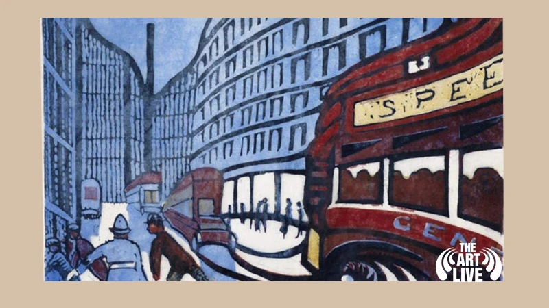 Claude Flight printmaking